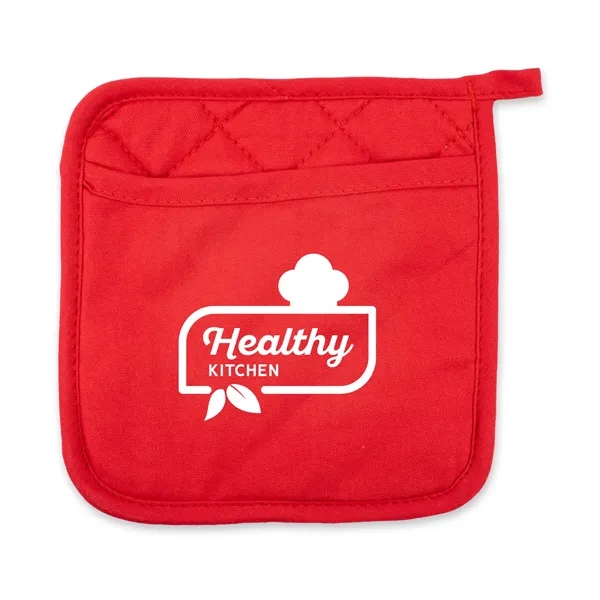 Pot holder with a pocket on the front and a loop... from ASI 54040 Fey Promo / Mi Line by Fey