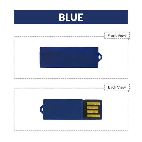 Exposed paper clip USB 2.0 flash drive for easy file saving... from ASI 37218 Athena Promo (tm)