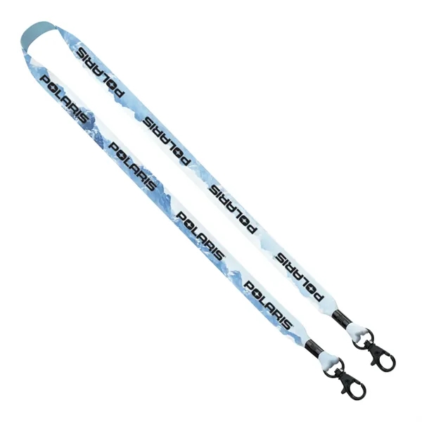 3/4" x 16" double ended, dye-sublimated lanyards with metal lobster claw... from ASI 88060 Snugz/USA Inc / SnugZ USA®