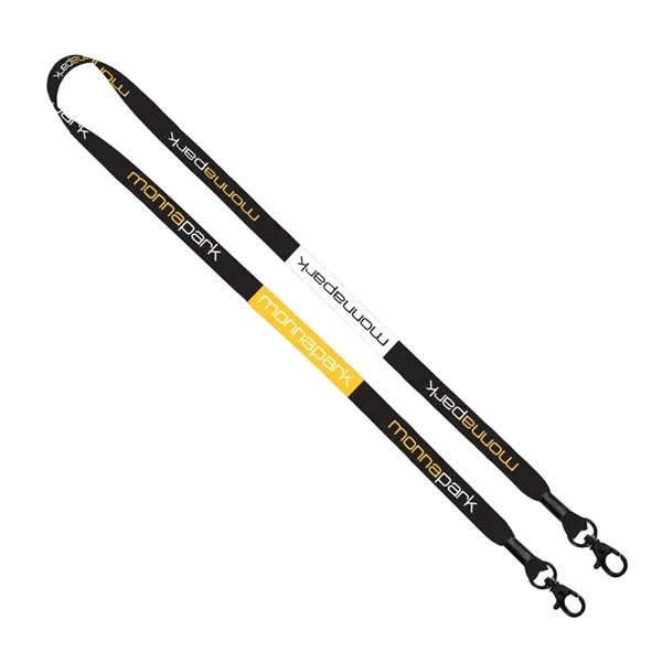 1/2" x 16" double ended dye-sublimated lanyard with metal crimp and... from ASI 88060 Snugz/USA Inc / SnugZ USA®