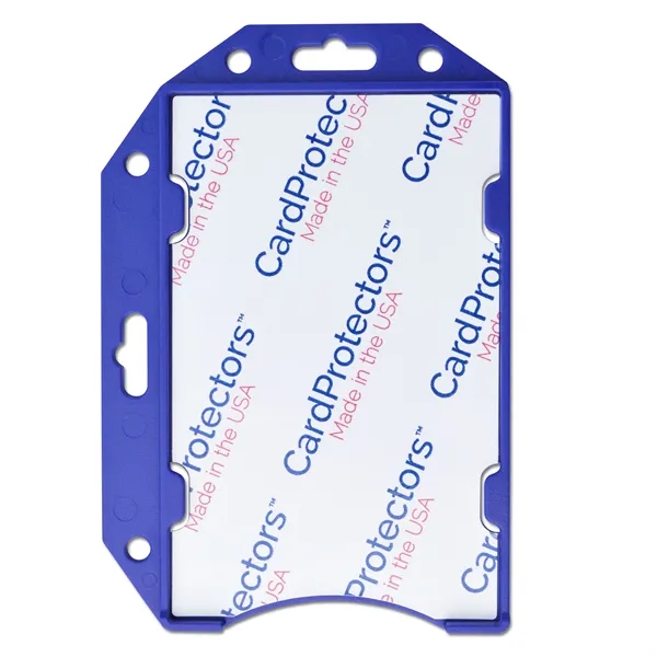 Rigid plastic badge holder shields ID card from data skimming. Fits... from ASI 79898 Promovision / PROMOVISION