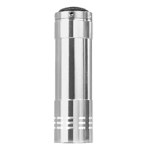 Extra Bright Aluminum 9 LED Flashlight... from ASI 74741 NVS Promo Designs, Inc. / NVS Promo