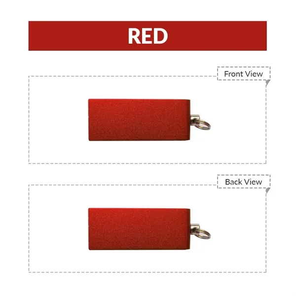 Metal, rectangular, mini swivel USB 2.0 flash drive available in capacities... from ASI 37218 Athena Promo (tm)