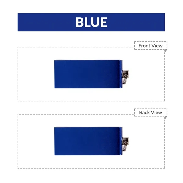 Metal, rectangular, mini swivel USB 2.0 flash drive available in capacities... from ASI 37218 Athena Promo (tm)