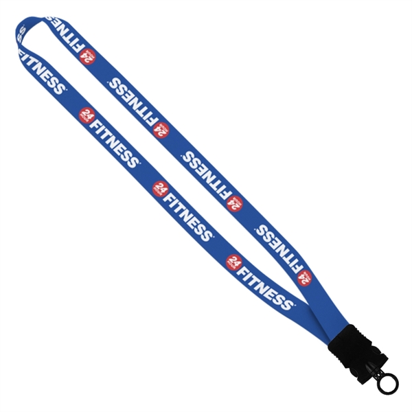 3/4" x 16" dye-sublimated stretchy elastic lanyard with plastic snap buckle... from ASI 88060 Snugz/USA Inc / SnugZ USA®