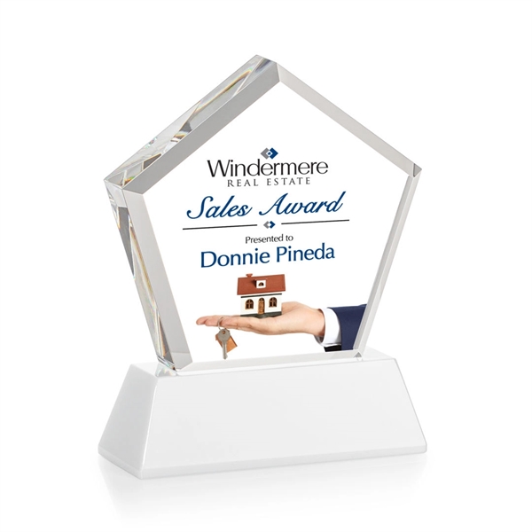 The Genosee Award on Base features a sparkling faceted extra-thick Optical... from ASI 84592 St Regis Group / St Regis