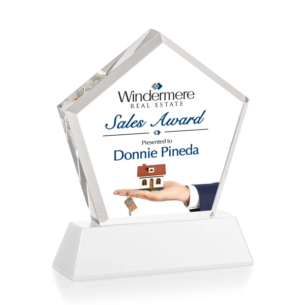 The Genosee Award on Base features a sparkling faceted extra-thick Optical... from ASI 84592 St Regis Group / St Regis