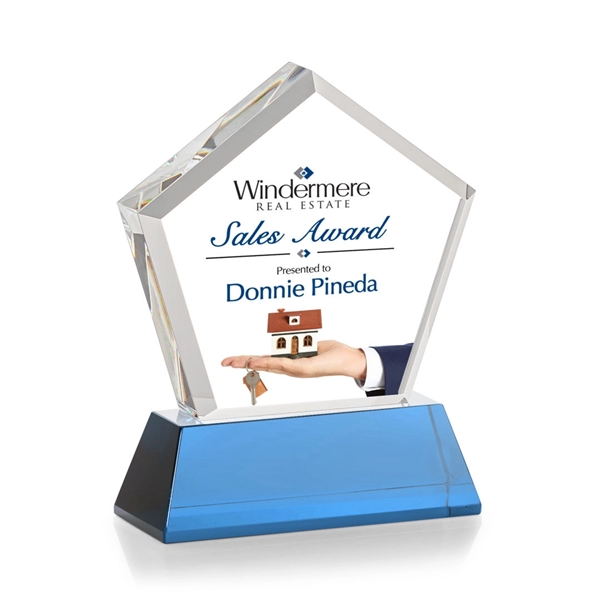 The Genosee Award on Base features a sparkling faceted extra-thick Optical... from ASI 84592 St Regis Group / St Regis