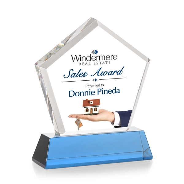 The Genosee Award on Base features a sparkling faceted extra-thick Optical... from ASI 84592 St Regis Group / St Regis