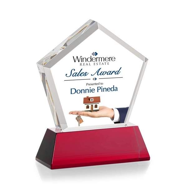 The Genosee Award on Base features a sparkling faceted extra-thick Optical... from ASI 84592 St Regis Group / St Regis