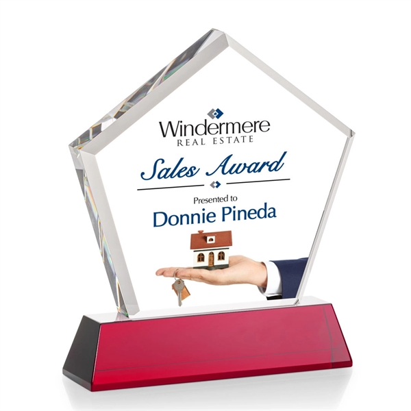 The Genosee Award on Base features a sparkling faceted extra-thick Optical... from ASI 84592 St Regis Group / St Regis