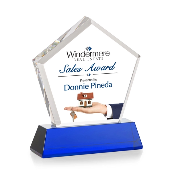 The Genosee Award on Base features a sparkling faceted extra-thick Optical... from ASI 84592 St Regis Group / St Regis