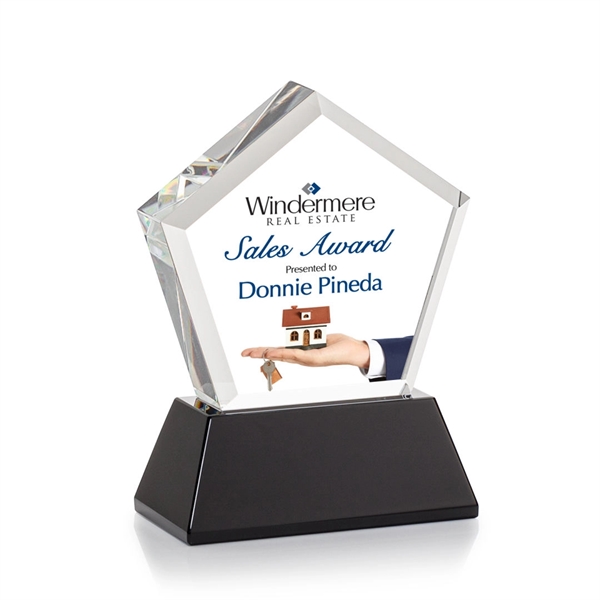 The Genosee Award on Base features a sparkling faceted extra-thick Optical... from ASI 84592 St Regis Group / St Regis