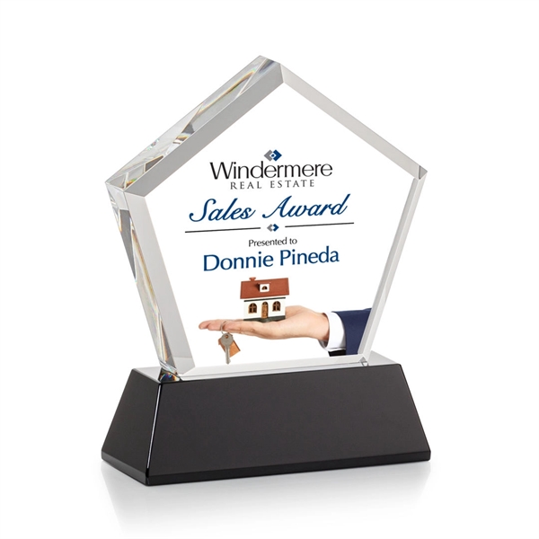 The Genosee Award on Base features a sparkling faceted extra-thick Optical... from ASI 84592 St Regis Group / St Regis