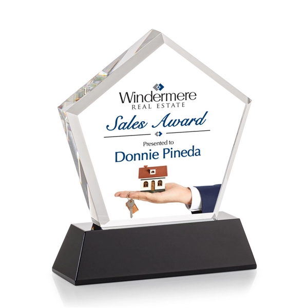 The Genosee Award on Base features a sparkling faceted extra-thick Optical... from ASI 84592 St Regis Group / St Regis