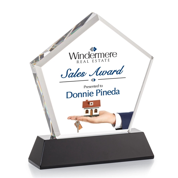 The Genosee Award on Base features a sparkling faceted extra-thick Optical... from ASI 84592 St Regis Group / St Regis