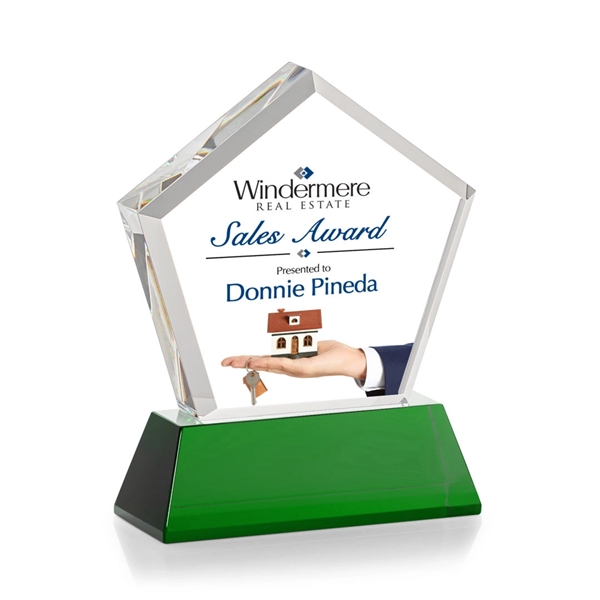 The Genosee Award on Base features a sparkling faceted extra-thick Optical... from ASI 84592 St Regis Group / St Regis