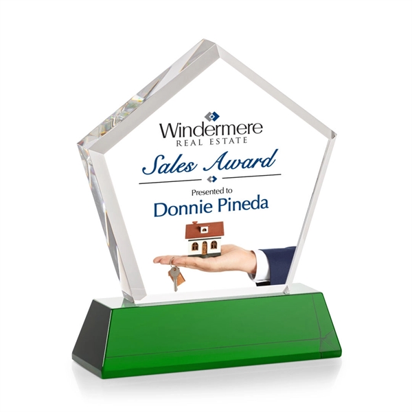 The Genosee Award on Base features a sparkling faceted extra-thick Optical... from ASI 84592 St Regis Group / St Regis