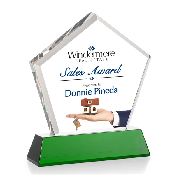 The Genosee Award on Base features a sparkling faceted extra-thick Optical... from ASI 84592 St Regis Group / St Regis