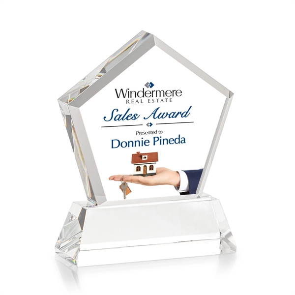 The Genosee Award on Base features a sparkling faceted extra-thick Optical... from ASI 84592 St Regis Group / St Regis