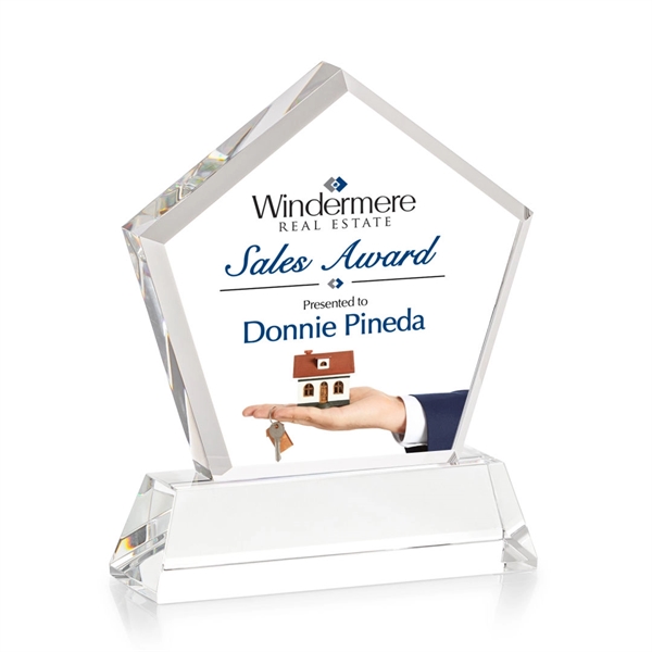 The Genosee Award on Base features a sparkling faceted extra-thick Optical... from ASI 84592 St Regis Group / St Regis