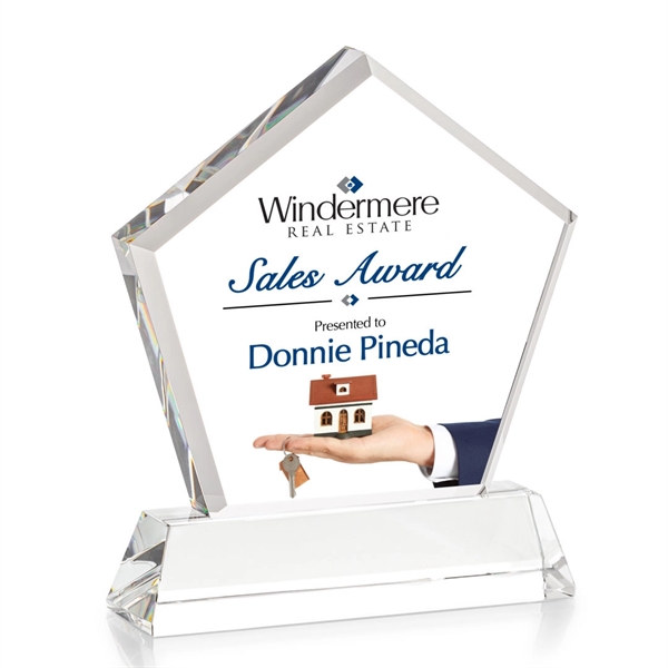 The Genosee Award on Base features a sparkling faceted extra-thick Optical... from ASI 84592 St Regis Group / St Regis