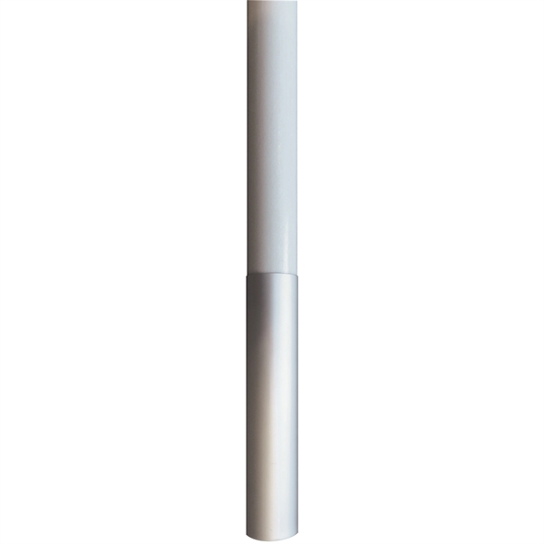 One piece telescoping white fiberglass pole with ground sleeve, 21'.... from ASI 80228 Quinn
