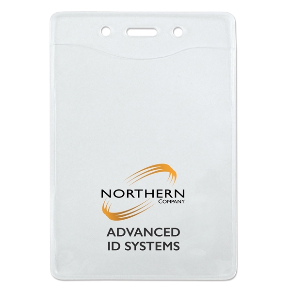 These event-size vinyl badge holders feature a clear front with a... from ASI 79898 Promovision / PROMOVISION