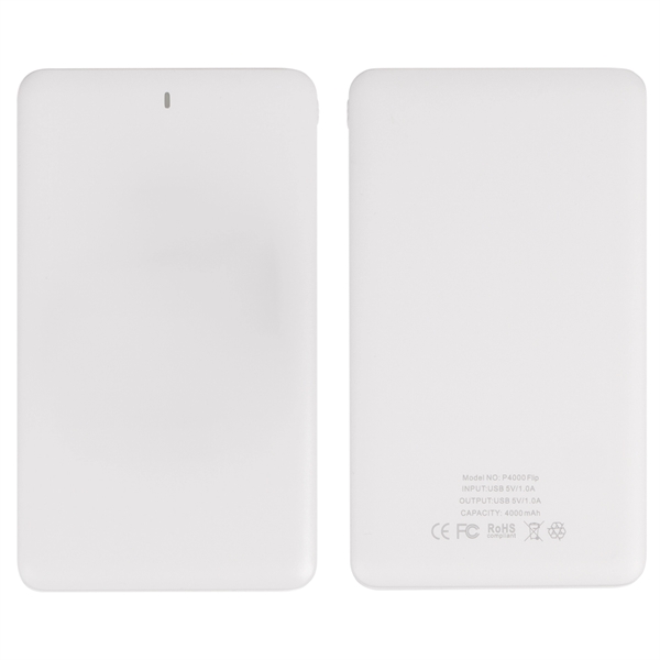 4,000mAh; 4-in-1 Universal built-in Lightning, Micro USB, USB-C charging cables, additional... from ASI 62124 iClick, Inc. / iClick®