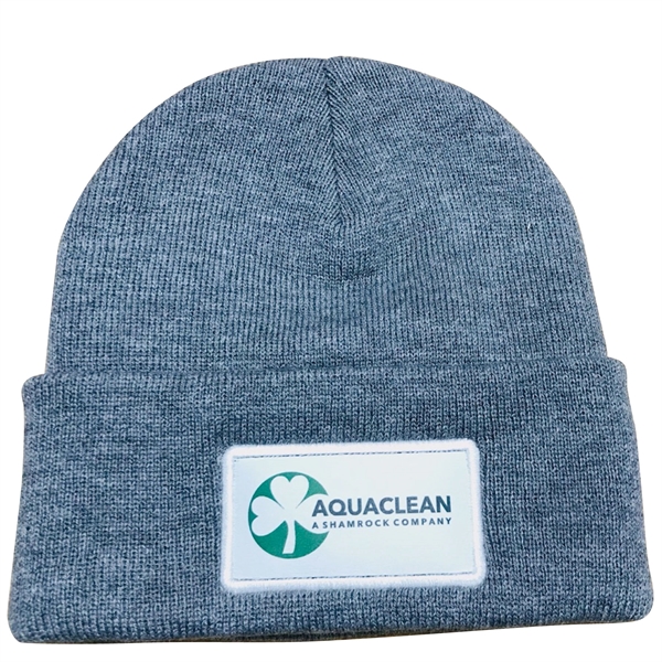 Sublimated Patch on Beanie Caps, Stocking Hats, Toboggan Hats... from ASI 38195 Overnightline