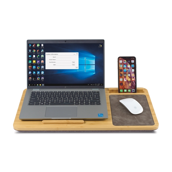 The Auden Bamboo Lap Desk is your work from anywhere solution.... from ASI 56070 Gemline / Gemline®