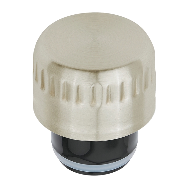 16 Oz. Stainless Steel Woodtone Vacuum Bottle... from ASI 61125 Hit Promotional Products