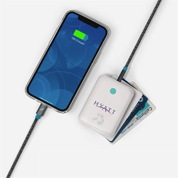 3" x 2.2" x 0.99" Nimble Champ Lite ABS plastic 5200mAh... from ASI 61005 Hirsch Gift Inc