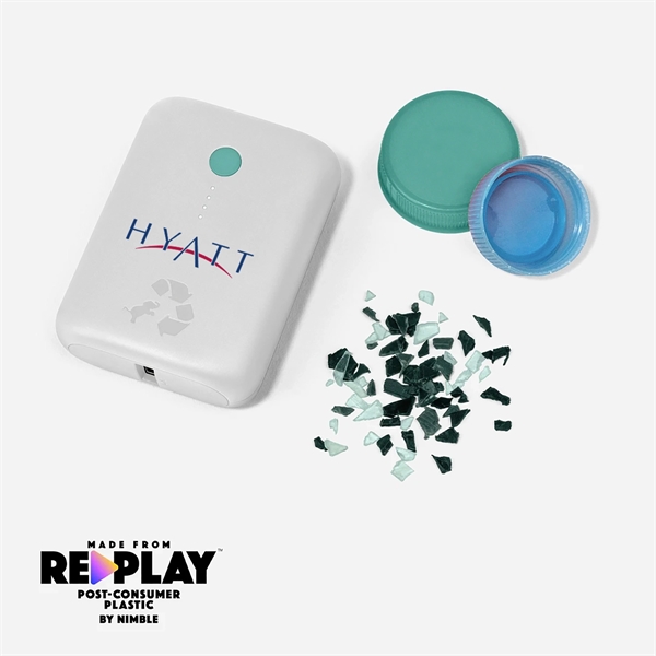 3" x 2.2" x 0.99" Nimble Champ Lite ABS plastic 5200mAh... from ASI 61005 Hirsch Gift Inc