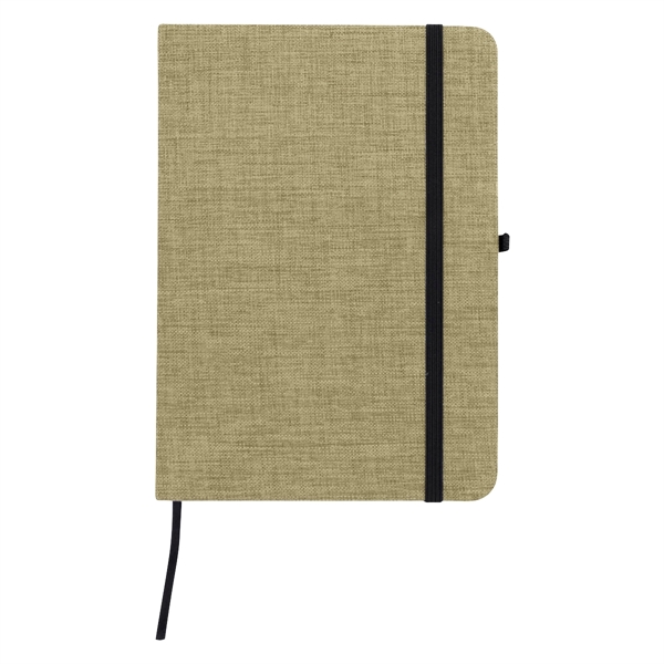 5" x 7" journal with 80 lined pages, a polycanvas cover... from ASI 61125 Hit Promotional Products / Hit®