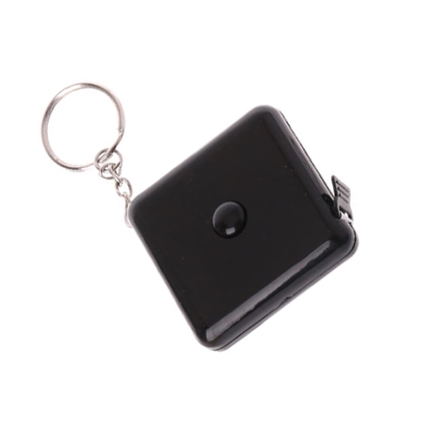Plastic keychain with 60-inch soft retractable measuring tape  in 1.5... from ASI 37218 Athena Promo (tm)