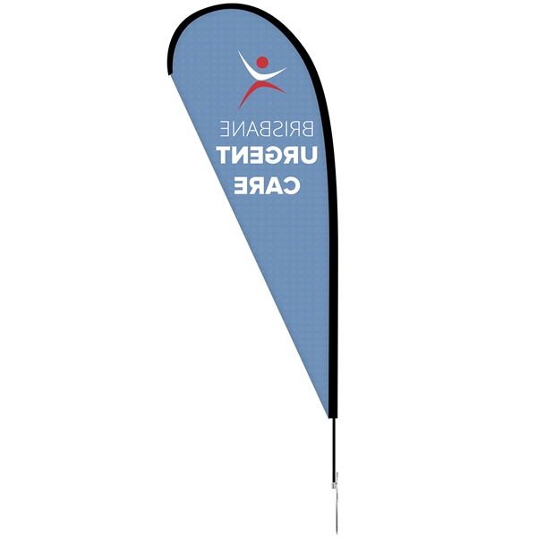8' Single Reverse Portable Teardrop Banner with Hardware Set. ACTUAL DISPLAY... from ASI 80228 Quinn