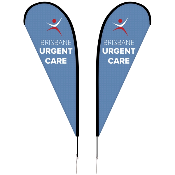 8' Double Sided Portable Teardrop Banner with Hardware Set. ACTUAL DISPLAY... from ASI 80228 Quinn
