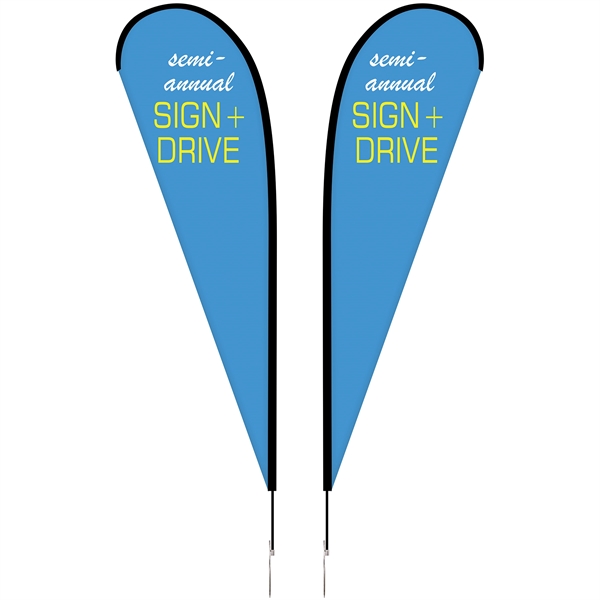 10' Double Sided Portable Teardrop Banner with Hardware Set. ACTUAL DISPLAY... from ASI 80228 Quinn