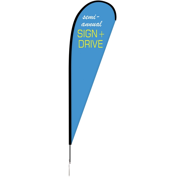 10' Double Sided Portable Teardrop Banner with Hardware Set. ACTUAL DISPLAY... from ASI 80228 Quinn