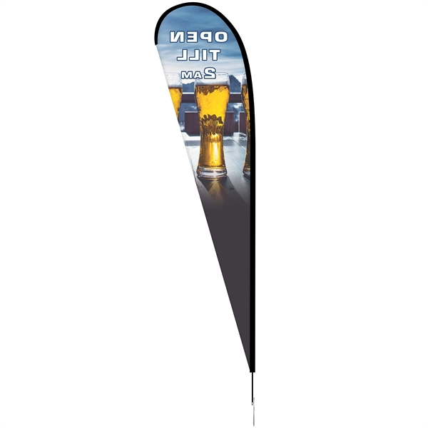 15' Single Reverse Portable Teardrop Banner with Hardware Set. ACTUAL DISPLAY... from ASI 80228 Quinn