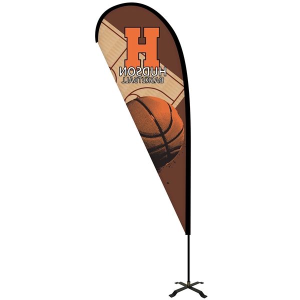 6' Portable Single Reverse Teardrop Kit with Cross Base. ACTUAL DISPLAY... from ASI 80228 Quinn