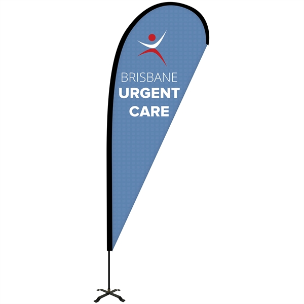 8' Portable Single Reverse Teardrop Kit with Cross Base. ACTUAL DISPLAY... from ASI 80228 Quinn