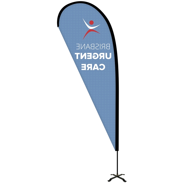 8' Portable Single Reverse Teardrop Kit with Cross Base. ACTUAL DISPLAY... from ASI 80228 Quinn