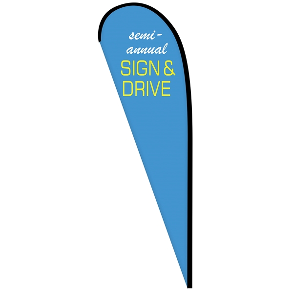 10' Double Sided Custom Portable Teardrop Banners... from ASI 80228 Quinn