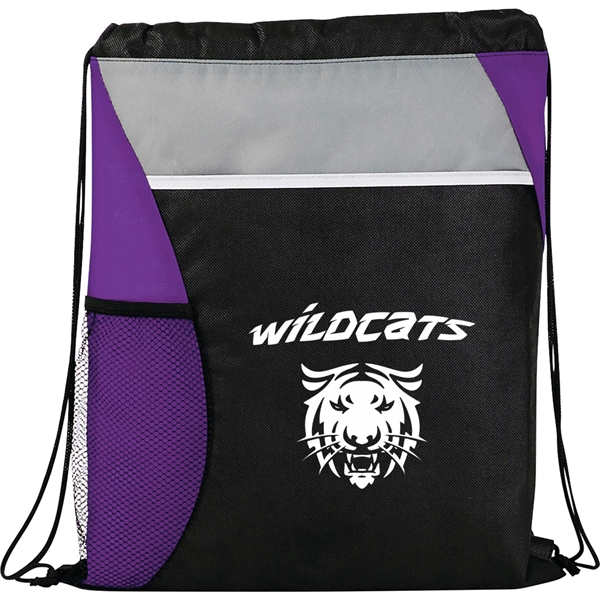17" x 14" drawstring bag with 2 pockets... from ASI 66887 PCNA / Bullet