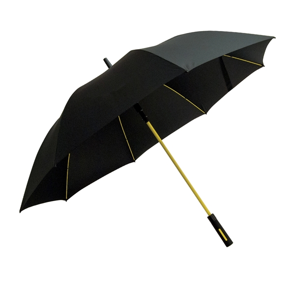Automatic opening umbrella with color-coordinated fiberglass shaft and ribs, 62" arc,... from ASI 76730 Peerless Umbrella Co Inc
