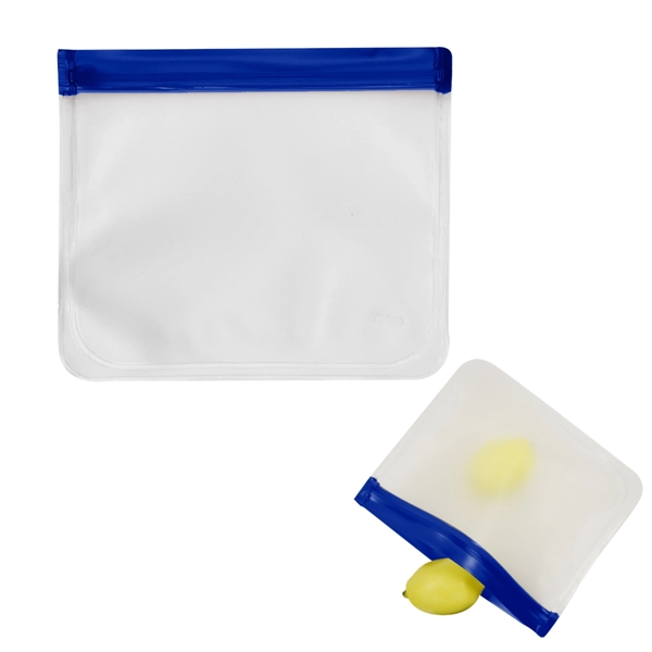 Reusable zip top storage bag for keeping food fresh while refrigerated.... from ASI 61125 Hit Promotional Products / Hit®