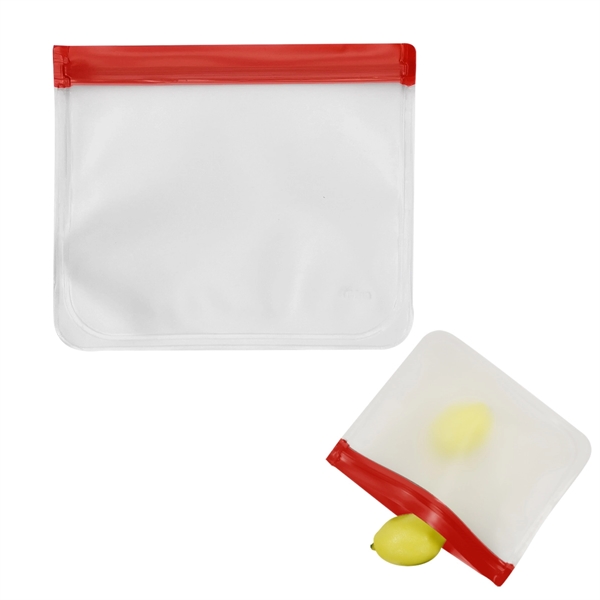 Reusable zip top storage bag for keeping food fresh while refrigerated.... from ASI 61125 Hit Promotional Products / Hit®