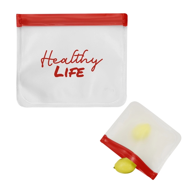 Reusable zip top storage bag for keeping food fresh while refrigerated.... from ASI 61125 Hit Promotional Products / Hit®